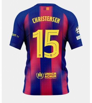 Barcelona Andreas Christensen #15 Primera Equipación 2025-26 Manga Corta